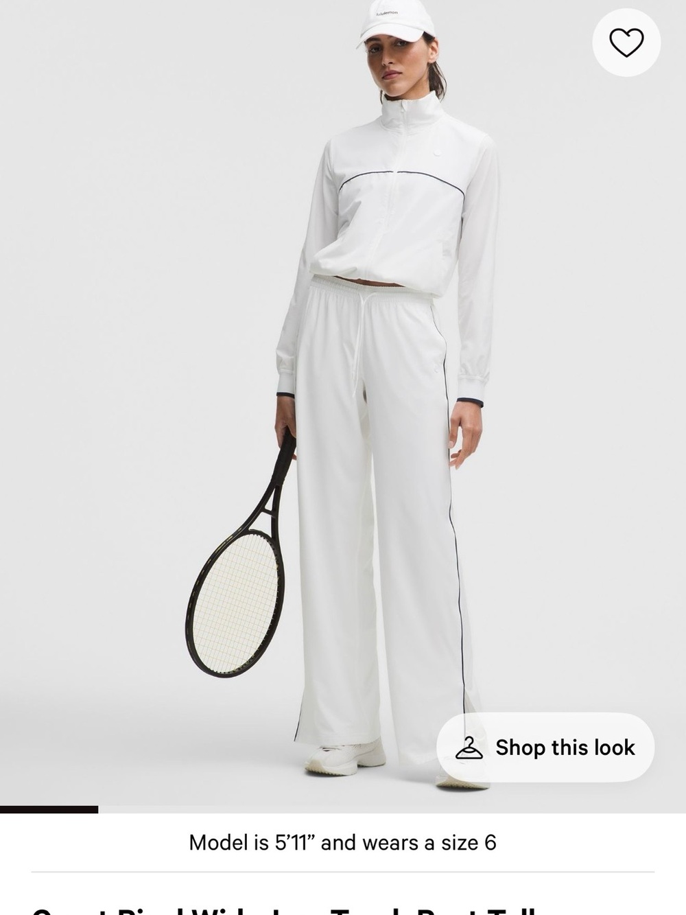 lululemon athletica Court Rival Wide-Leg Track Pant NWT